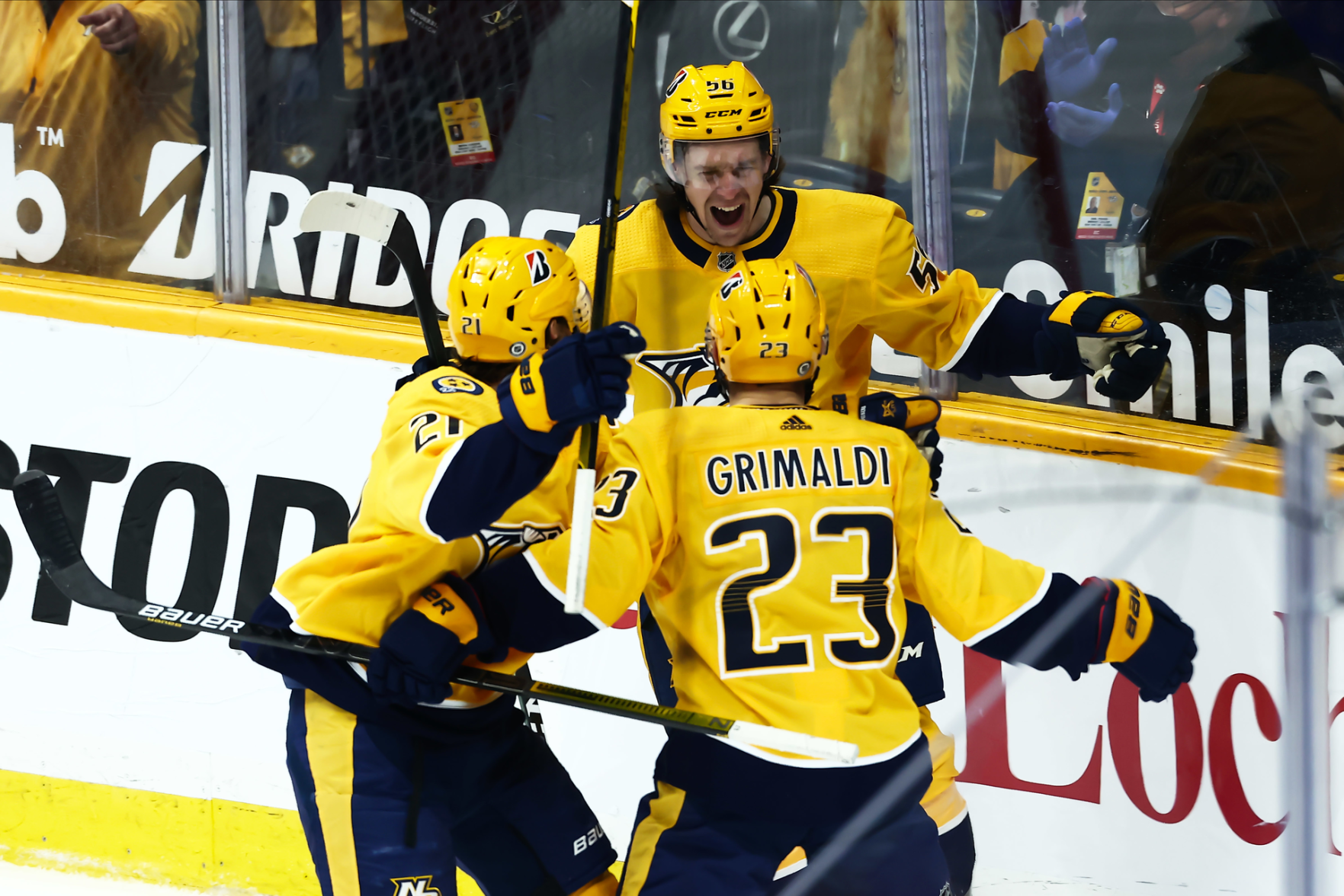 Grimaldi’s career game keeps Predators red hot